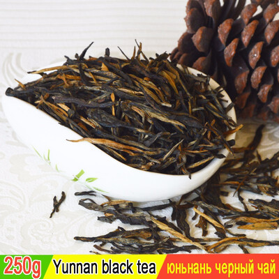 

250 grams of Black Tea time fee Dianhong red Chinese Maofeng Tea green healthy diet FREE SHIPPING