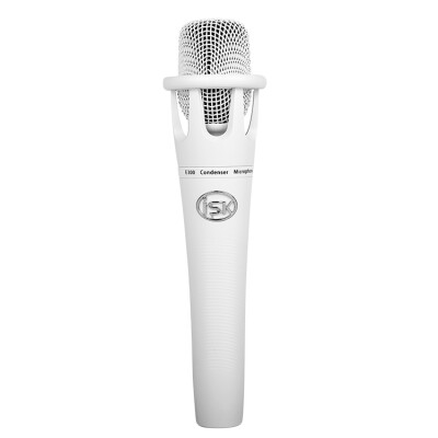 

iSK E300 condenser microphone professional recording equipment national karaoke mobile computer shouting wheat universal anchor live broadcast special microphone white