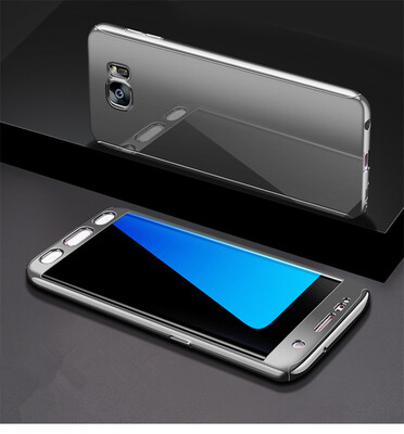 

GANGXUN®Samsung Galaxy S7S7 Edge 360 Degree Full Cover 3 in 1 Plating Phone Hard Protective Case