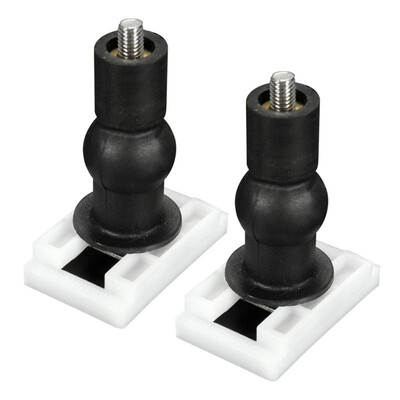 

UpperX 2pcs DIY Plastic Toilet Seat Screws Fixings Fit Toilet Seats Hinges Repair Tools Type&Size13 23X38Cm