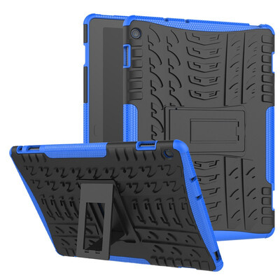 

Fecoprior Case For Huawei MediaPad M3 Lite 101 Back Cover Stand Silicon TPU PC Armor Heavy Rugged Skin Fundas
