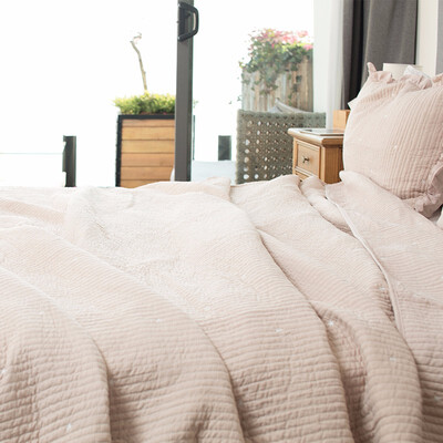 

Cotton Bed Lid Of The Four Seasons Three-piece Ou Shi Yan Seam Is Cotton Sheet Multi-Purpose Bedclothes Set Covered
