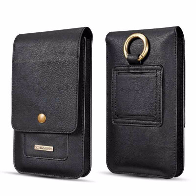 

Retro Leather Hook Pouch Phone Bag Belt Holster Cover Flip Wallet Phone Case for Samsung S9 note8 S8 s7edge for iPhone X 6 plus