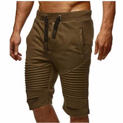 

2018 Mens Shorts Clothing Brand Solid Color Compression Male Shorts Men Fashion Men Short Summer Sweatpants Size XXXL