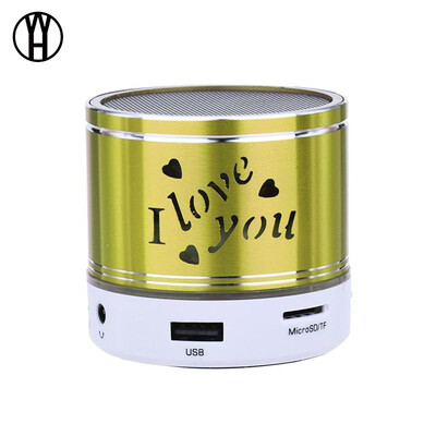 

WH S41U Outdoor Metal LED Card Mini Wireless Bluetooth Speaker for xiaomi samsung huawei iphone