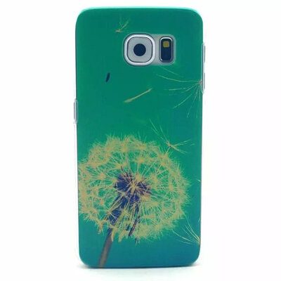 

MITI Soft Transparent Pink Cute Flower Case Cover For Samsung Galaxy S6 G9200 Case Silicone S6 Series Fashion Rubber Case
