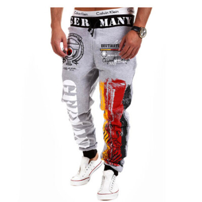 

Zogaa New Men's Active Pants Fashion Printing Casual