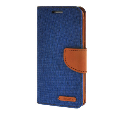 

MOONCASE Galaxy S6 Edge , Leather Flip Wallet Card Holder Pouch Stand Back Case Cover for Samsung Galaxy S6 Edge Dark blue
