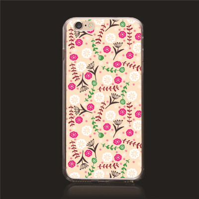 

Painted Flowers Matte Case for iPhone 5 5s 6 6Plus