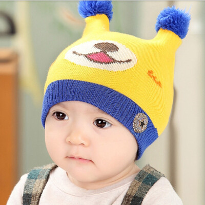 

Buebos Ninos2015 New Autumn Winter Warm Knit Baby Hat Soft Cotton Crochet Infant Beanie Cap Bear Patten Hat for Infant Newborn Children Toddler Christmas Gift