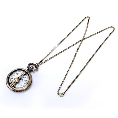 

Bronze GunBlack Steampunk Quartz Pocket Watch Pendant Necklace Chain Style 22