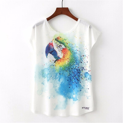 

Summer Novelty Women T Shirt Harajuku Kawaii Cute Style Nice Cat Print T-shirt