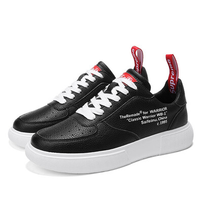 

2018 autumn new white shoes street fashion shoes sports students retro trend low to help increase mens shoes