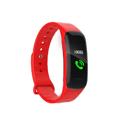 

C1s Color Screen Smart Healthy Care Bracelet Heart Rate And Blood Pressure Monitoring Watch BT Step Movement Band