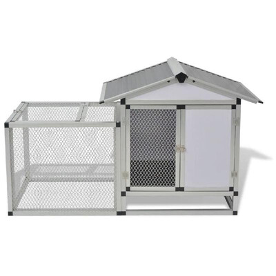 

Chicken Coop Aluminium 158x63x93 cm