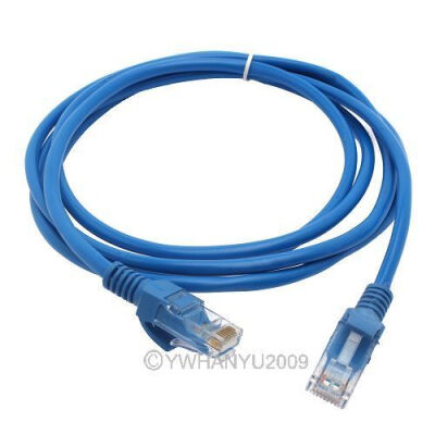 

NEW 2M 1FT 1 FT ETHERNET NETWORK BLUE CAT5 CAT5E CABLE BLUE 83064