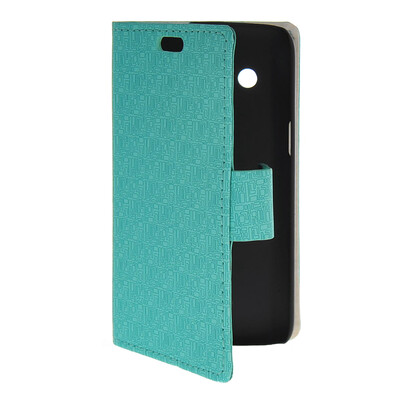 

MOONCASE Slim Leather Flip Wallet Card Pouch with Kickstand Shell Back Case Cover for Samsung Galaxy Core 4G G3518 Mint Green