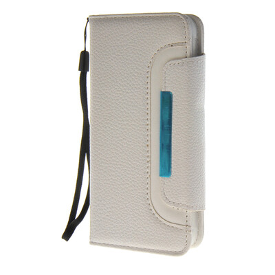 

MOONCASE Wrist Strap Multi Purpose Flip Leather Wallet Card Pouch Back чехол для Apple iPhone 6 ( 4.7 inch ) White