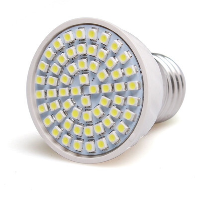 

последняя E27 60smd 3528 белоснежных пвх под лампочку огни AC 220в 4W