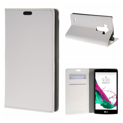 

MOONCASE ЧЕХОЛ ДЛЯ LG G4 Beat G4S Premium PU Flip Leather Wallet Card Holder Bracket Back Pouch White 01