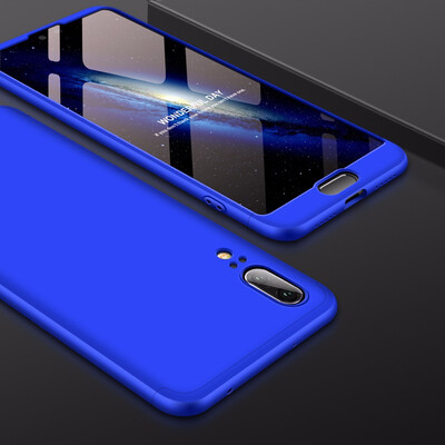 

Goowiiz Phone Case For Huawei P20P20 ProP20 LiteNova 3E Fashion Color collision 360 Degree Coverage PC Full Protection