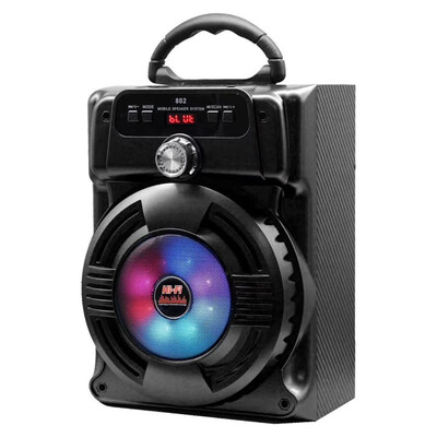 

Outdoor portable wireless Bluetooth speaker LED surround sound USB AUX TFcard MP3 music player audio subwoofer FM radio speakers