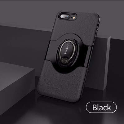 

For iPhone 7 8 Ring Holder Shell Vehicle Magnet function TPUPC Armor Shock absorption Case Cover For iPhone 78 Plus