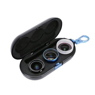 

Si Rui SIRUI mobile phone lens set wide-angle macro portrait lens three-in-one Huawei Apple Samsung iphoneX universal professional HD external