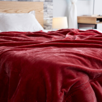 

Upgrade Thickening Blanket to Keep Warm Winter Wedding Big Double Blanket Red Top Grade Double Warm Bed Blanket