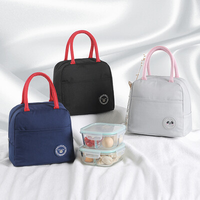 

Must be beautiful BUBM lunch box insulation bag primary school waterproof portable bag lunch lunch bag insulation bag portable men&women portable lunch box bag navy