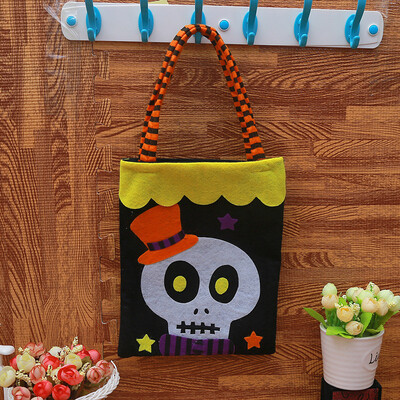 

Colorful Halloween Candy Bag Gift Bags Pumpkin Trick or Treat Bags Sacks Hallowmas Gift For Kids Event Party Supplies Decor