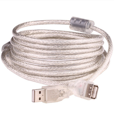 

Shanze (SAMZHE) UK-515 USB2.0 высокоскоростной передачи данных на женский удлинитель AM / AF кабель клавиатуры U диск мыши данные плюс 1,5 м прозрачный белый