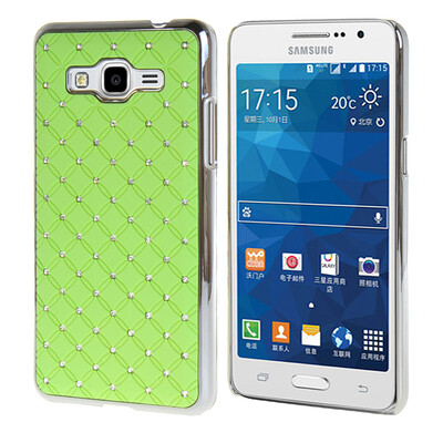 

MOONCASE Жесткий Хром горный хрусталь Bling Звезда обложка чехол для Samsung Galaxy Grand Prime G5308 Грин