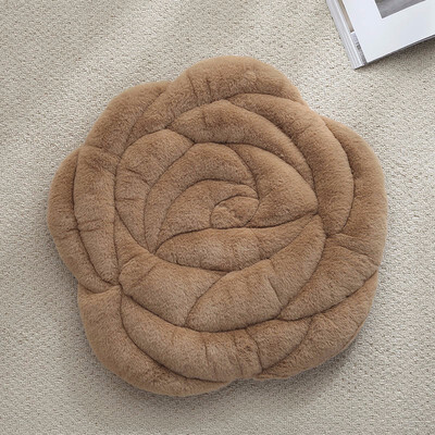 

Floor Sitting Cushion Mattress Seat Cushion Pad Seat Sitting Floor Thick Soft Mat for Chairs Flower Design Round 53cm Diameter
