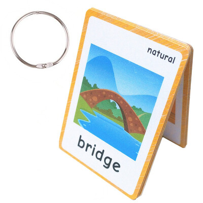 

19 Pieces-Nature Flash Cards-English word learning card&pocket size flash card for Preschool children-English Vocabulary Cards