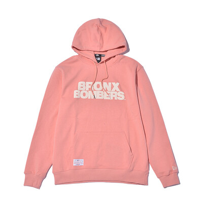

NewEra New York also 2018 autumn&winter new hooded sweater NY Yankee style fashion simple cool hip hop men&women couples comfortable warm jacket 11887709 peach powder