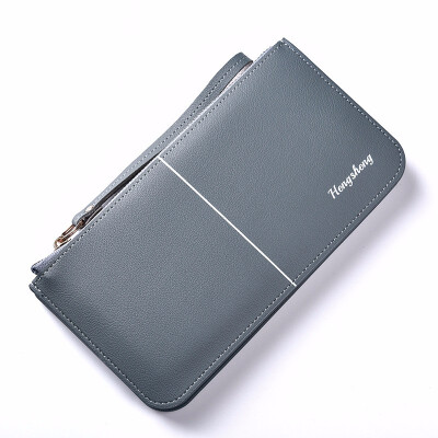 

Purse female long zipper small fresh ultra thin leather wallet fashionable hand bag literature Chao Sen