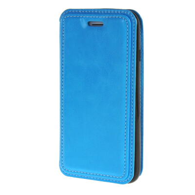 

MOONCASE Premium PU Flip Leather Wallet Card Pouch Back Case Cover for Apple iPhone 6 (4.7") Blue