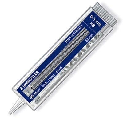 

Staedtler 25505-2B Mechanical Pencil Lead 05MM 40 LEADS