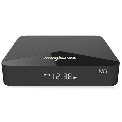 

MAGICSEE N5 Android TV OS TV Box Amlogic S905X Android 712 2GB RAM 16GB ROM 24G 5G WiFi 100Mbps BT41 Support 4K H265