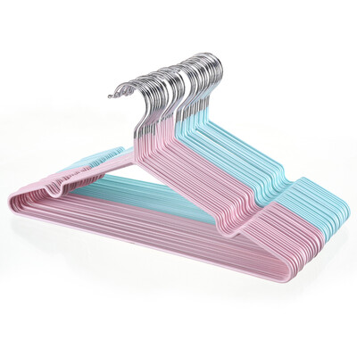 

Visitors FK 10 only add bold hangers dipped plastic adult non-slip drying racks home no trace clothes support clothes rack random colors dip hangers 10