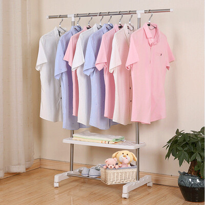 

Mercure guest single pole floor hanging single layer shelf MJ-0317