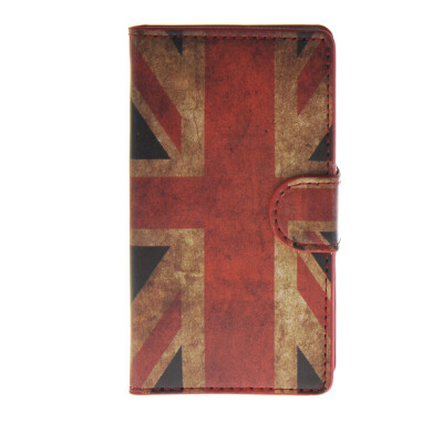 

MOONCASE UK British Flag Leather Side Flip Wallet Card Slot Stand Pouch ЧЕХОЛ ДЛЯ Microsoft Lumia 435