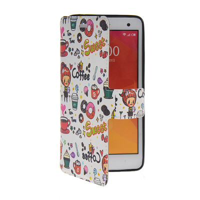 

MOONCASE Pattern Style Leather Side Flip Wallet Card Slot Pouch Stand Shell Back ЧЕХОЛ ДЛЯ Xiaomi Rice MI 4 M4