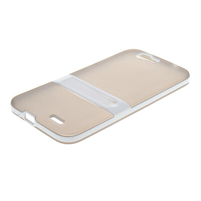 

MOONCASE Huawei G7 Дело Желе Цвет силиконовый гель ТПУ Тонкий с подставкой обложка чехол для Huawei Ascend G7 Серый