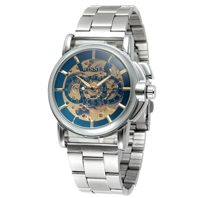 

Winner skeleton mechanical watch w212
