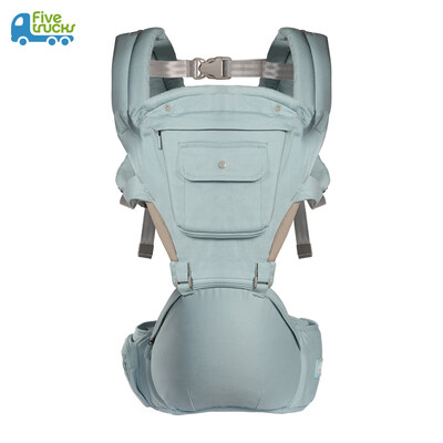 

Five small trucks Five trucks Multifunctional baby sling waist stool Four seasons Universal baby waist stool Light front hug with single stool green