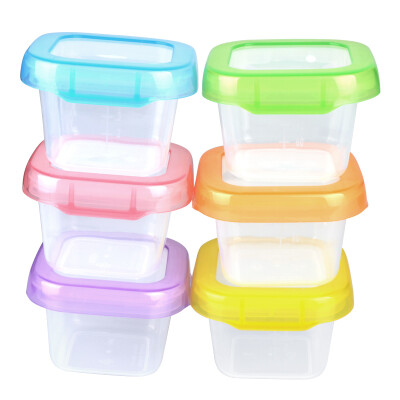 

HOY BELL baby baby food storage box storage box dispensing box snap cover 6 sticks 120ml color HYB3836