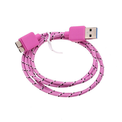 

Micro USB 30 Data Sync Charger Cable Durable Adapter For Samsung Galaxy Note 3 PINK GREEN WHITE