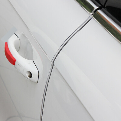 

Caraline car door anti-collision strip invisible scratch-proof seal door door rubber protection stickers door anti-slip rubber strip thickening section -5 m transparent